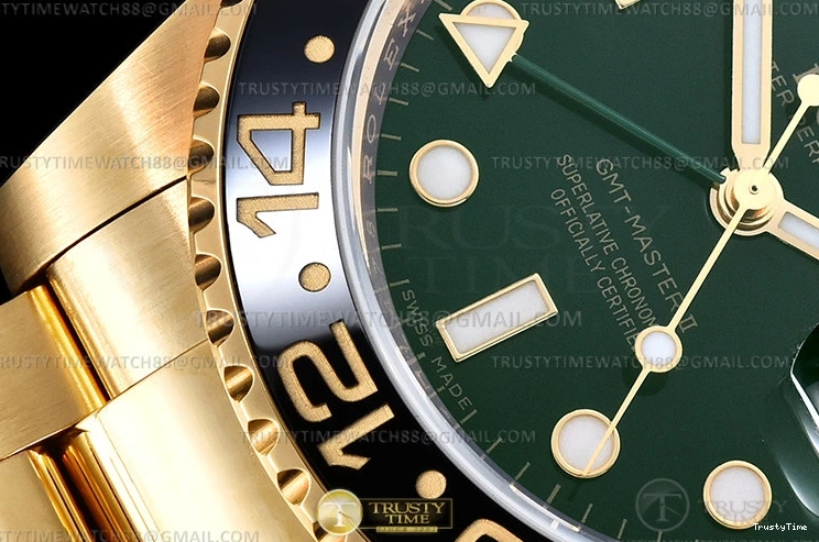 0710 GMT II 116718LN 904 Wrp YG YG Grn KF VR3186 CHS Comfortable 607